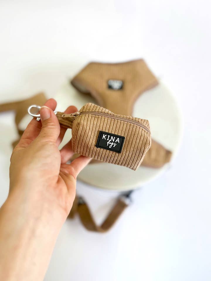Poop bag holder - Basic Pana Camel for wholesale by Kina Dogs