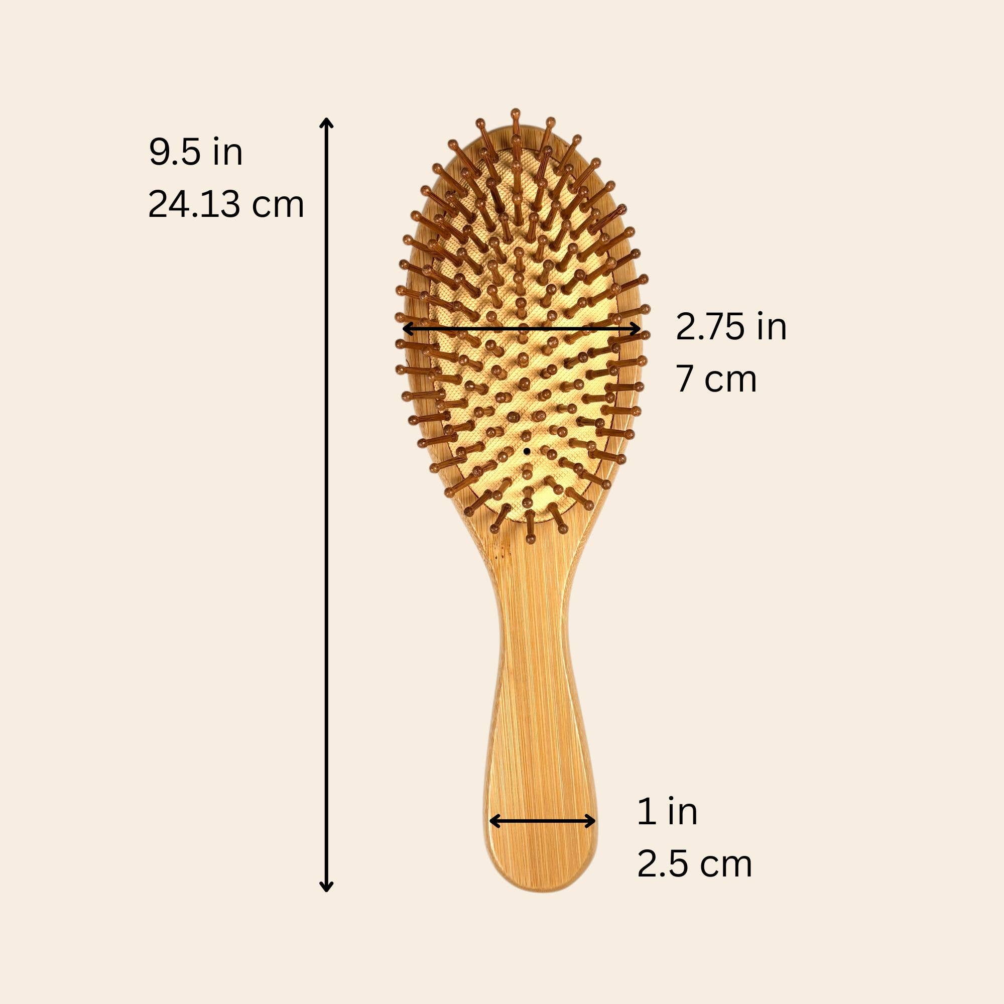 Bamboo Switch - Wholesale Hair Brush/Comb - Bamboo Paddle Hairbrush | Round | Christmas Gift Bestseller1