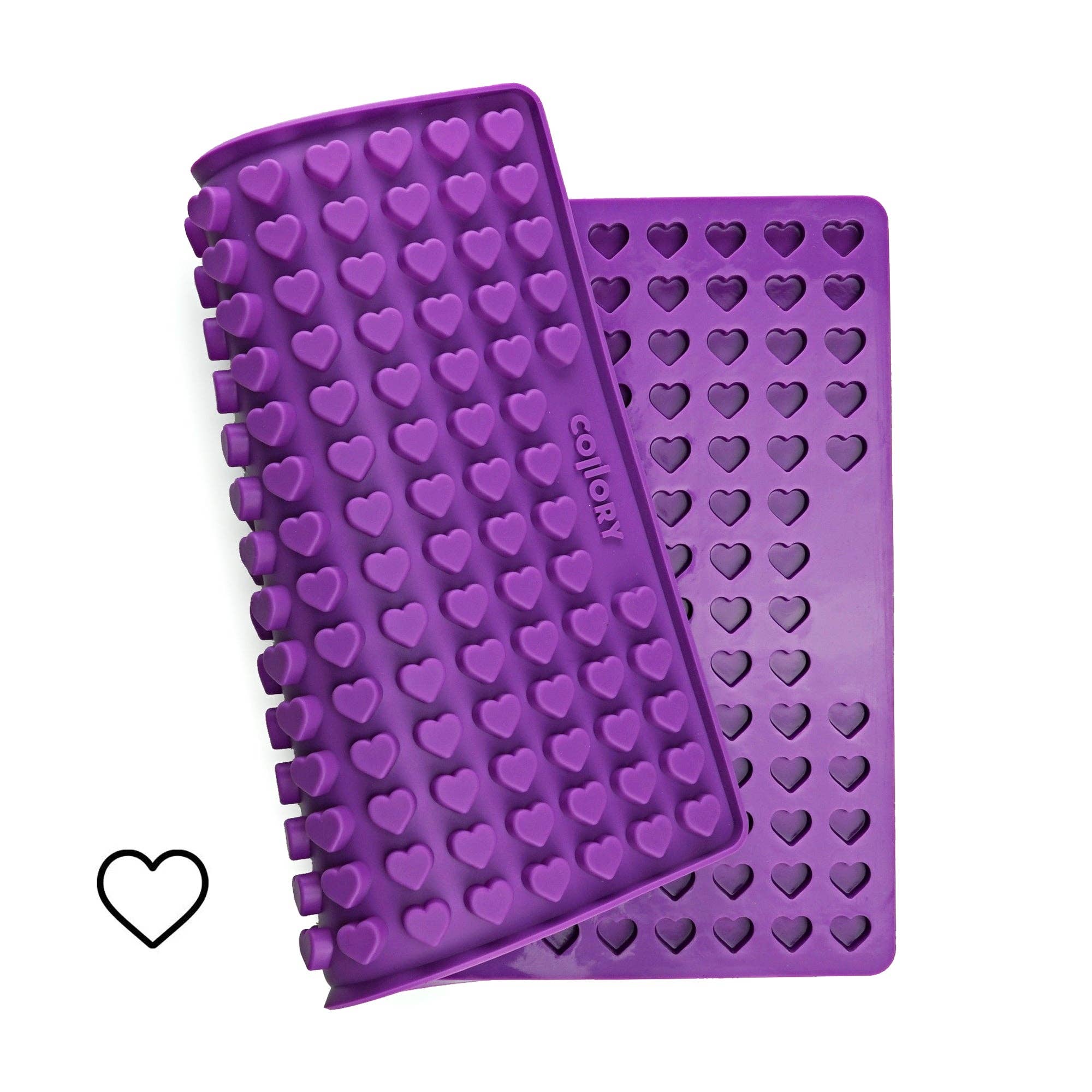 Collory – snacks e guloseimas - Cão por atacado – Tapetes de silicone para assar em formato de coração (mini e médio)24