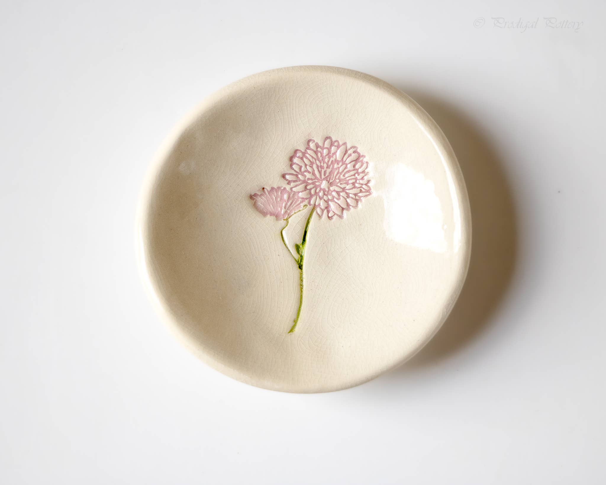 Prodigal Pottery – Engroshandel Smykkeskål – Fødselsblomst ringfad2
