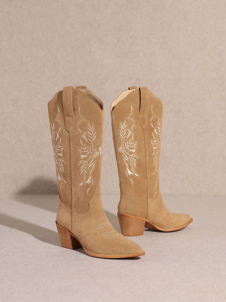 Miracle Miles (Mi.iM) - Vendita all'ingrosso Stivali da cowboy - Donna - FLORA - Stivali Western con ricamo floreale2