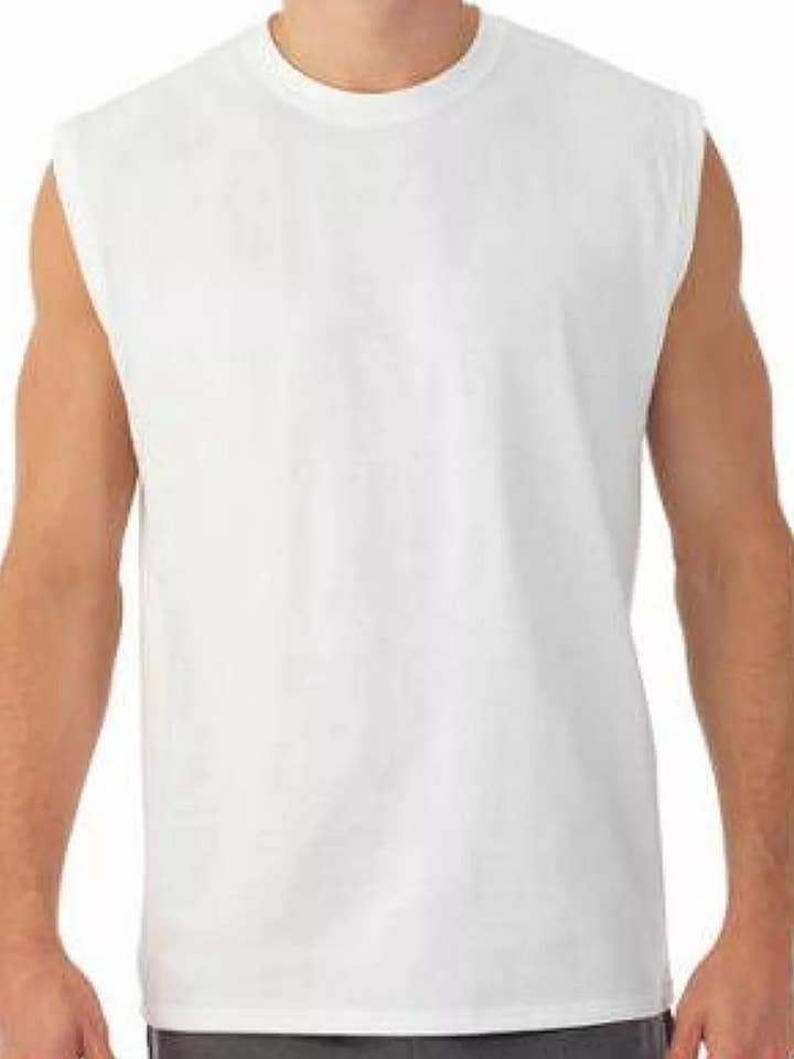 Simple Fit Muscle Tee for wholesale by Amorica NYC