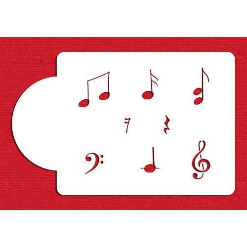 Ensemble de notes de musique pour la vente par Designer Stencils