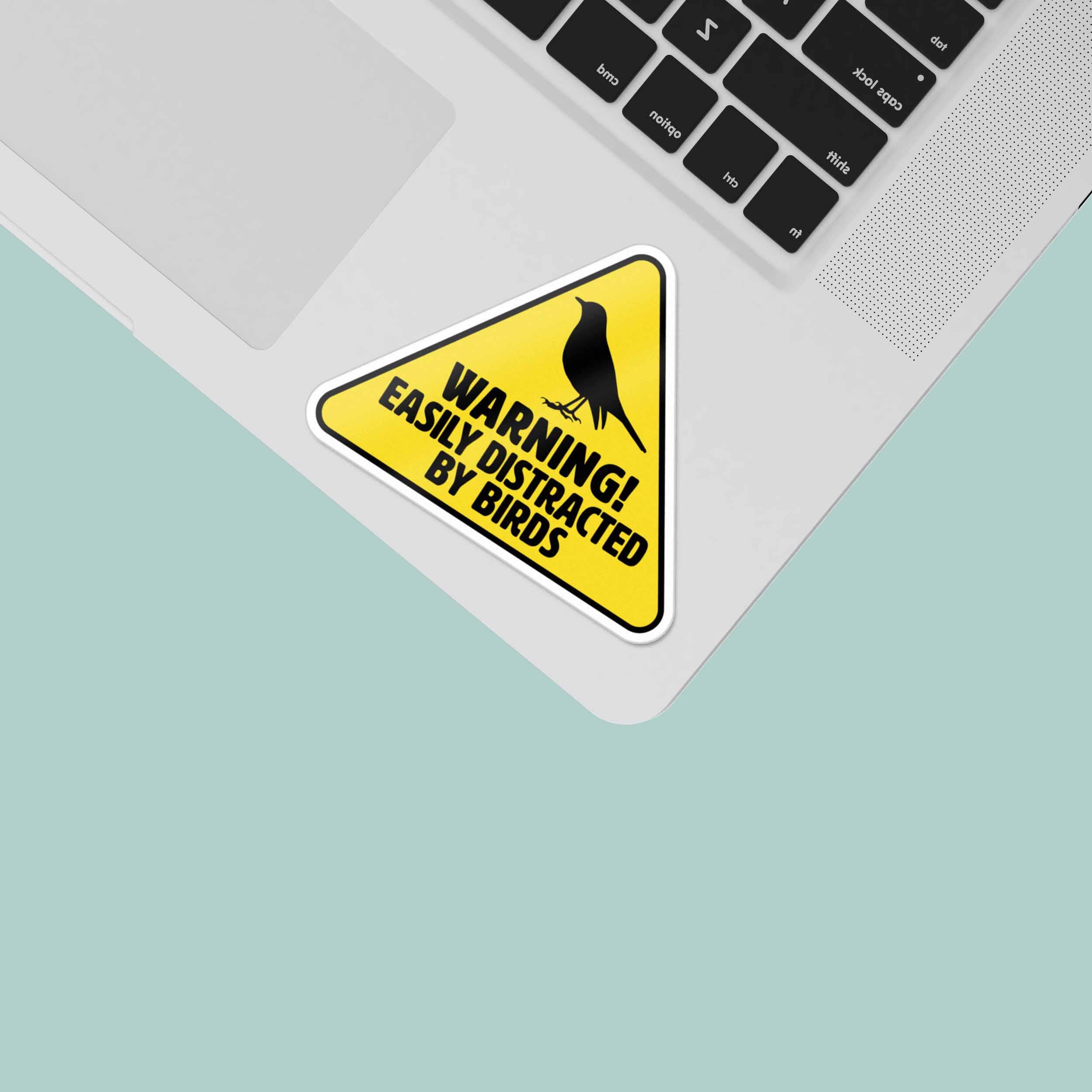 Sentinel Supply - Wholesale Sticker - Easily Distracted by Birds Sticker - Funny Birdwatching Gift2