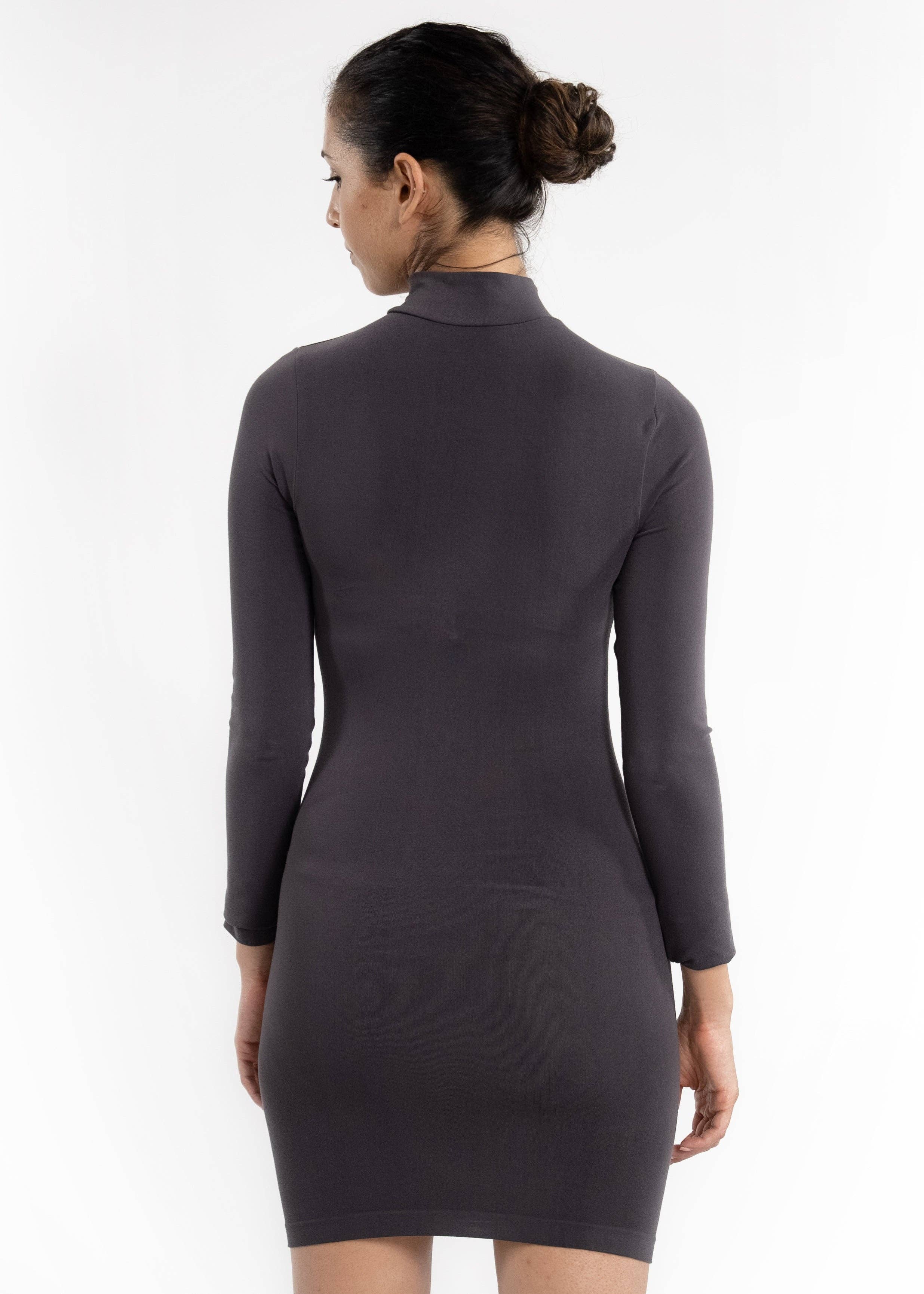 ELIETIAN - Wholesale Jurk - Dames - Jurk met lange mouwen en coltrui6