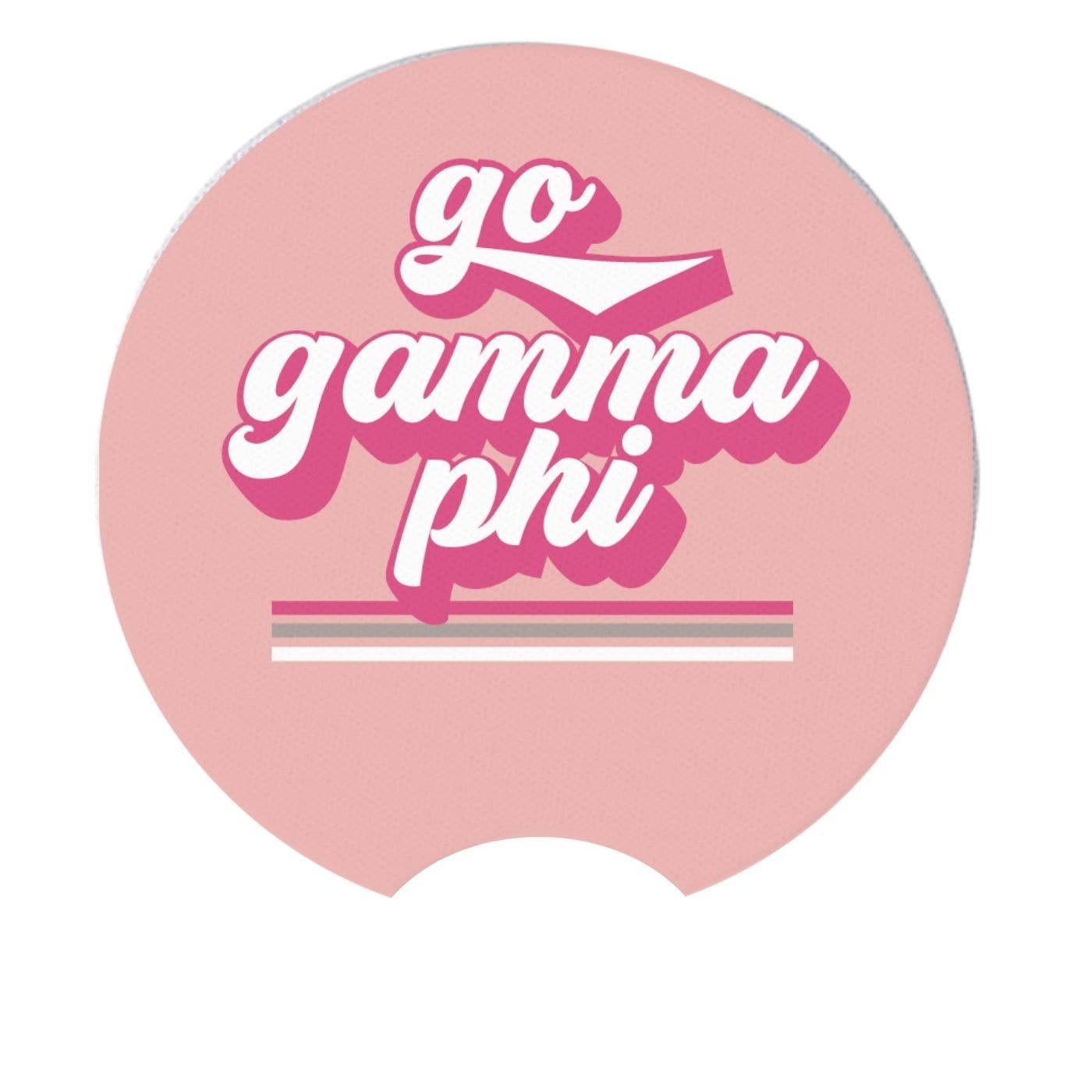 Sarahndipity Shop - Wholesale Car Coaster - Women's - Sorority Car Coasters - Go Design30