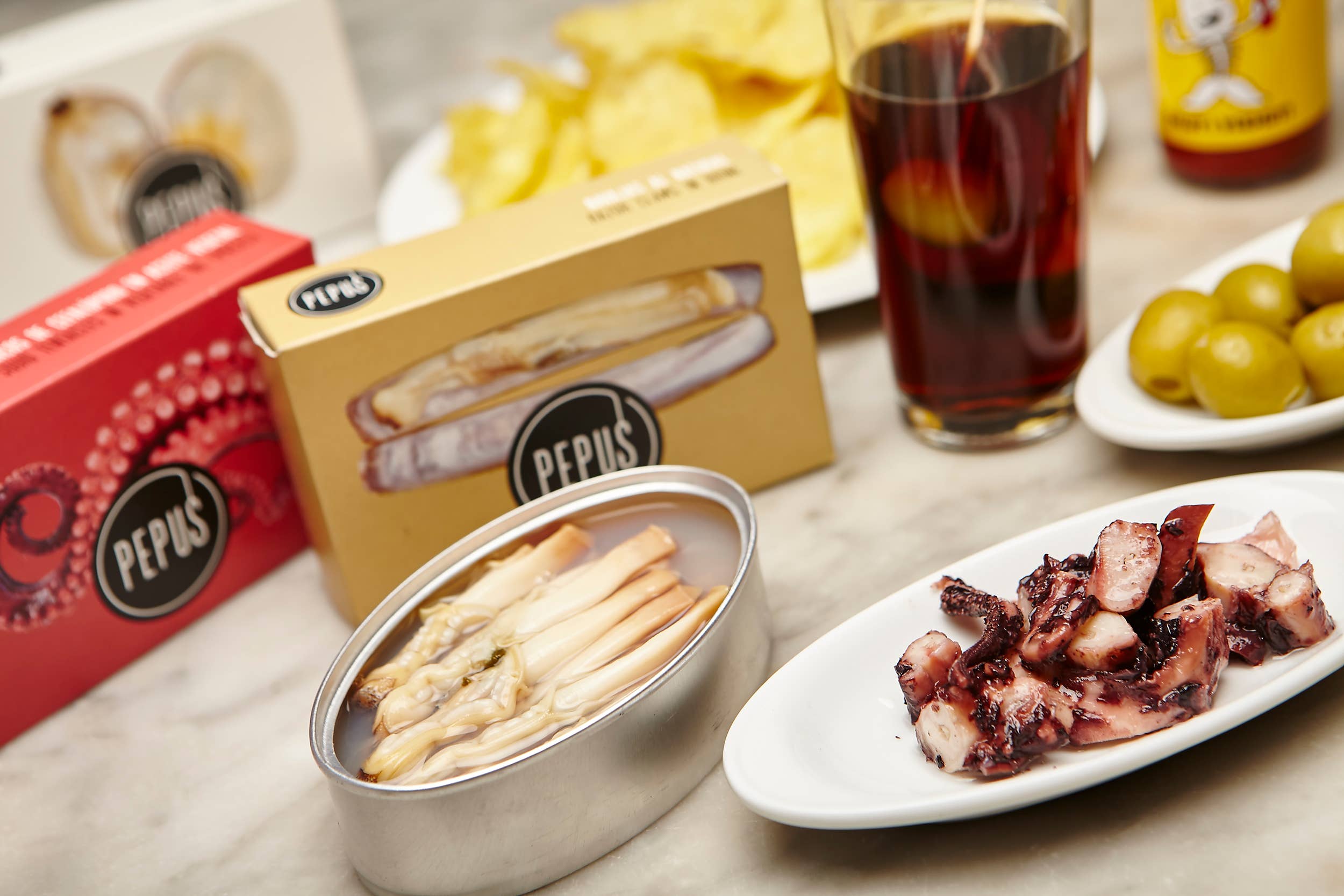 ESPINALER 1896 S.L - Wholesale Tinned Fish - PEPUS OL-120 Cephalopod Taco1