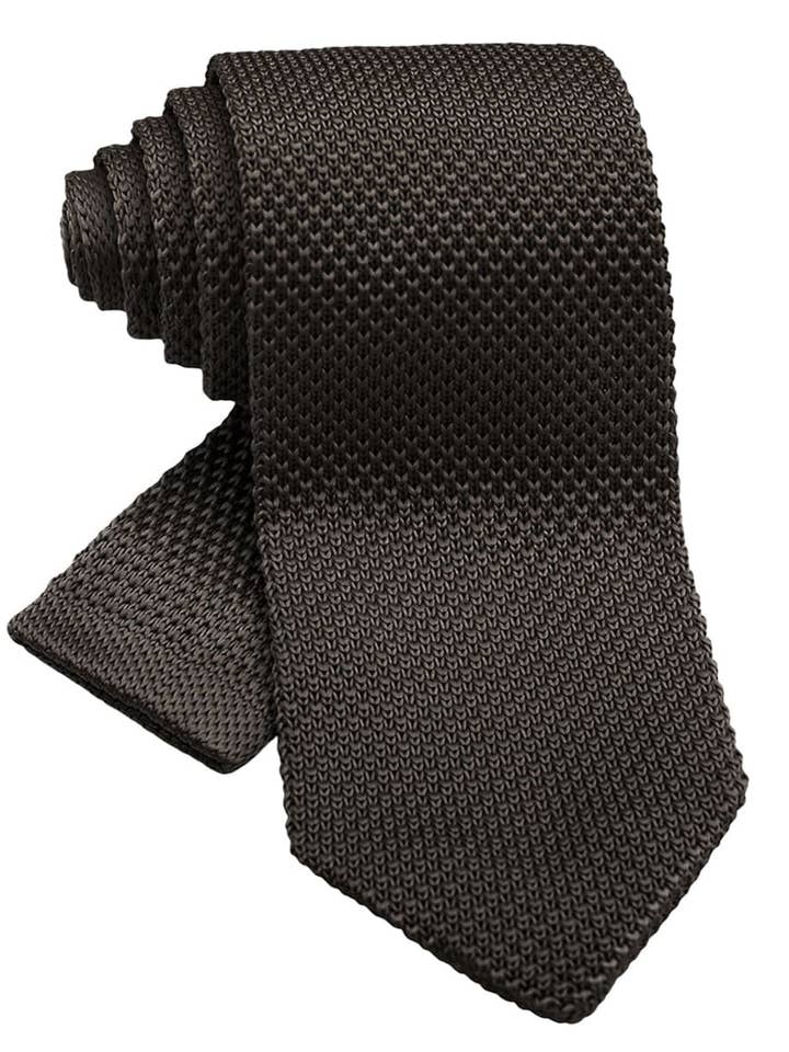 DUNKELBRAUNE GEPUNKTETE KRAWATTE für den Großhandel von Josvil