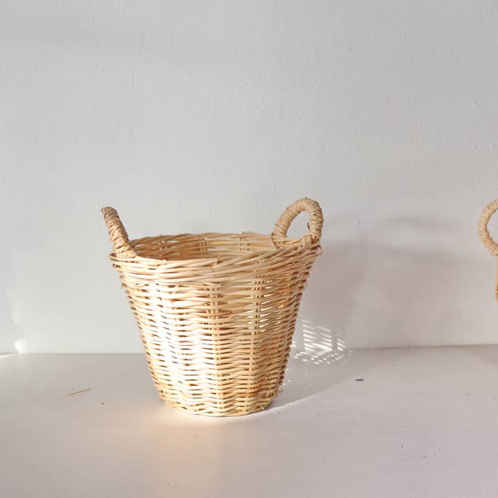 Thaihomeshop - Vente Paniers - Petit panier en rotin thaïlandais - Rangement et organisation4