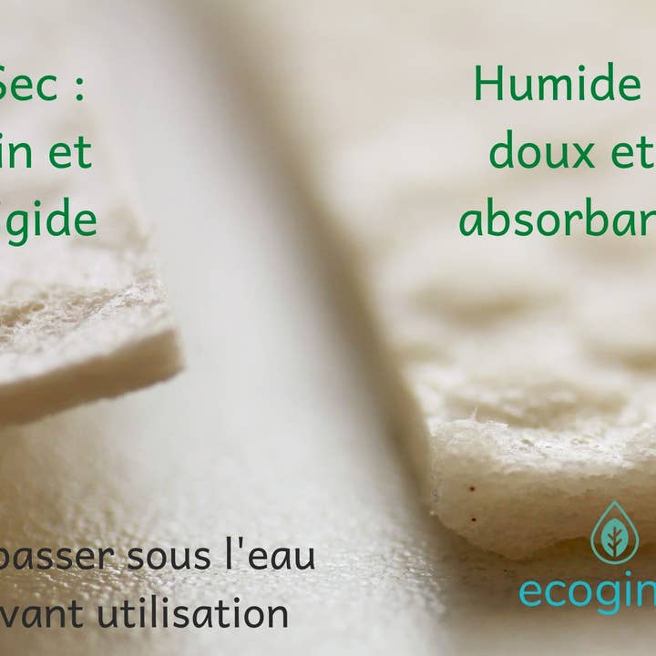 ecoginko - Wholesale Dishcloth - Washable sponge cloths pack of 3 SMOOTHIE7