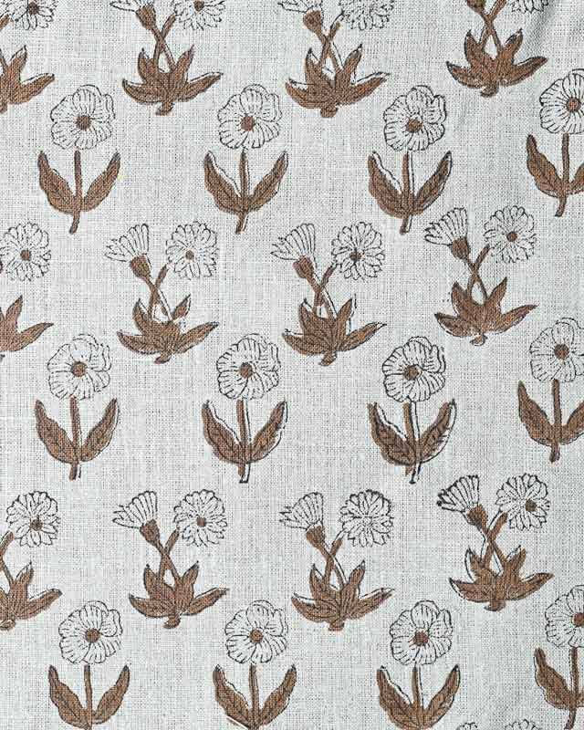 Thread To Form – Rolo de tecido por atacado – Madison Premium Linho Impresso à Mão com Bloco4