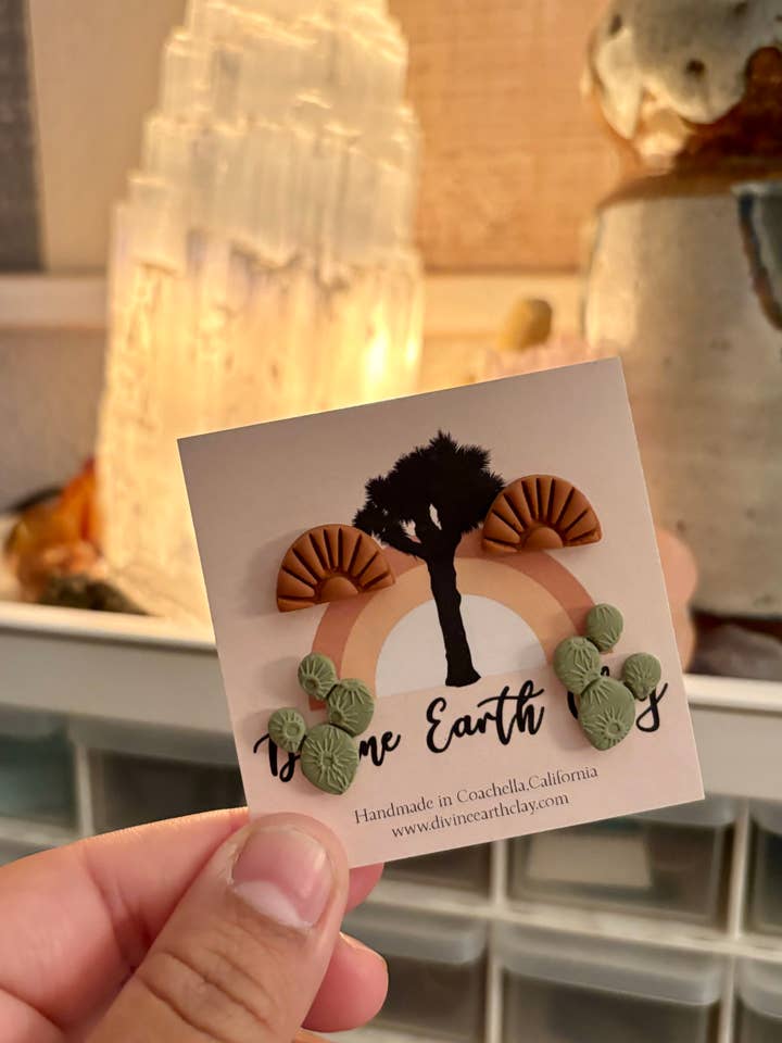 Desert Stud Pack (sunset/cactus) for wholesale by Divine Earth Clay