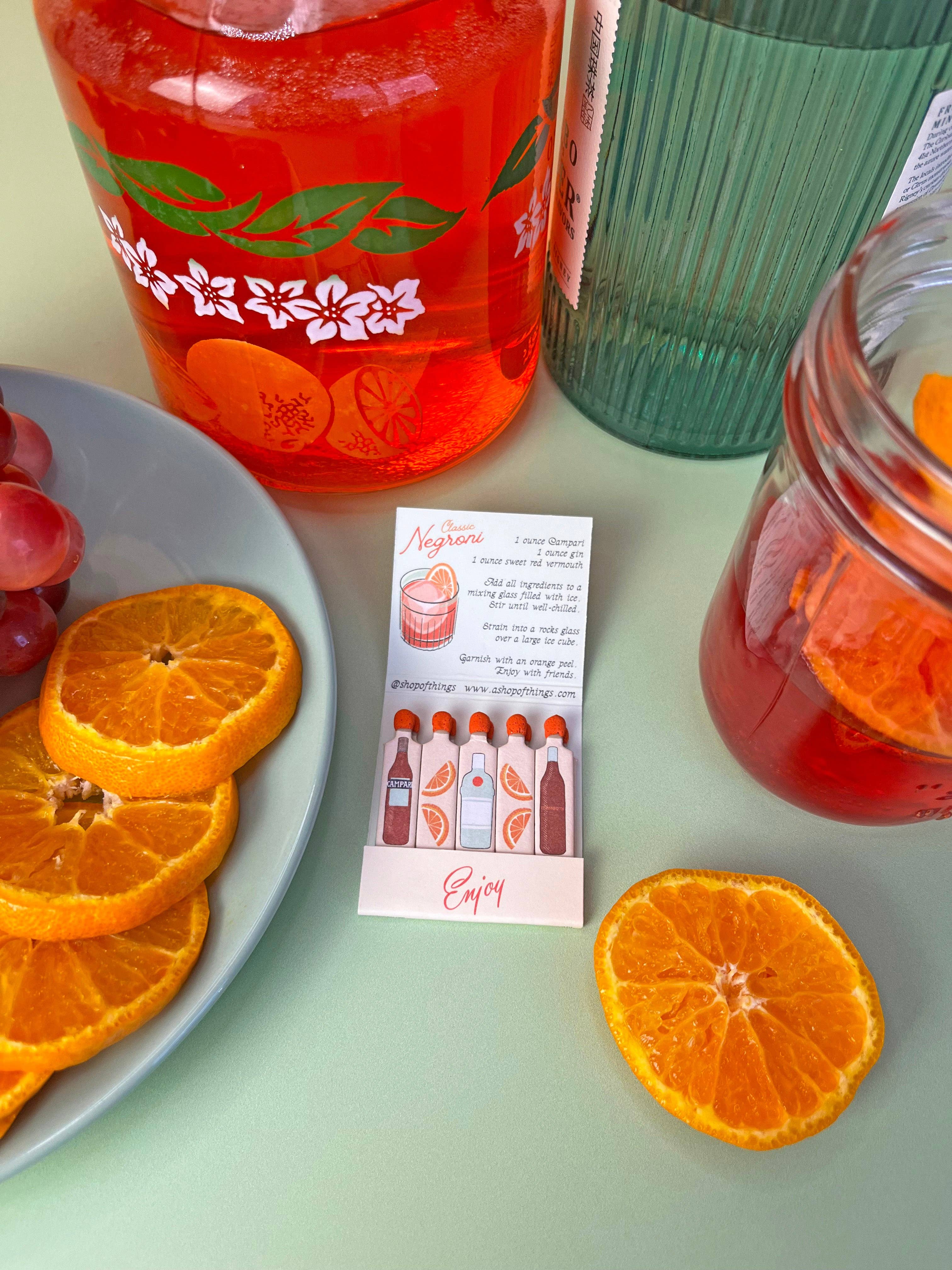 A Shop of Things - Vente Allumettes - Matchs de Negroni8