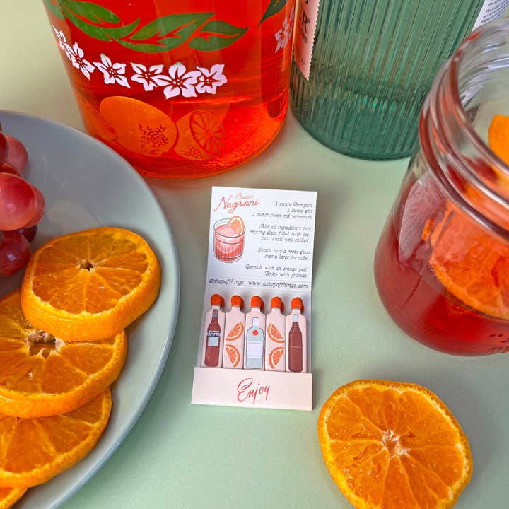 A Shop of Things - Vente Allumettes - Matchs de Negroni8