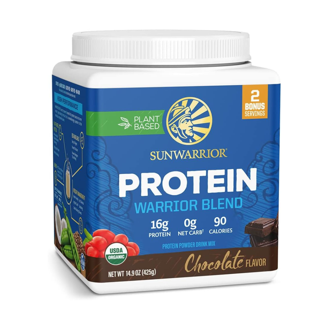 Sunwarrior - Wholesale Protein/Superfood Powder - Warrior Blend Chocolate Protein - Pea Protein Powder12