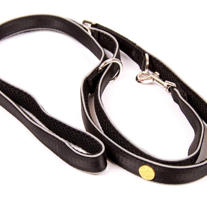 Laisse pour chien Black-Black-Edition, M pour la vente par StyleSnout