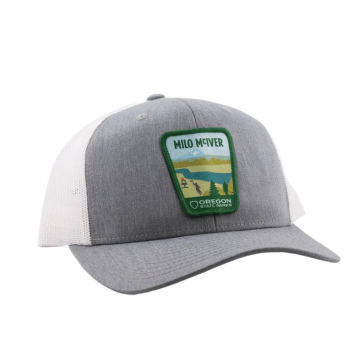 Milo McIver Trucker Hat for wholesale by Patchmarks