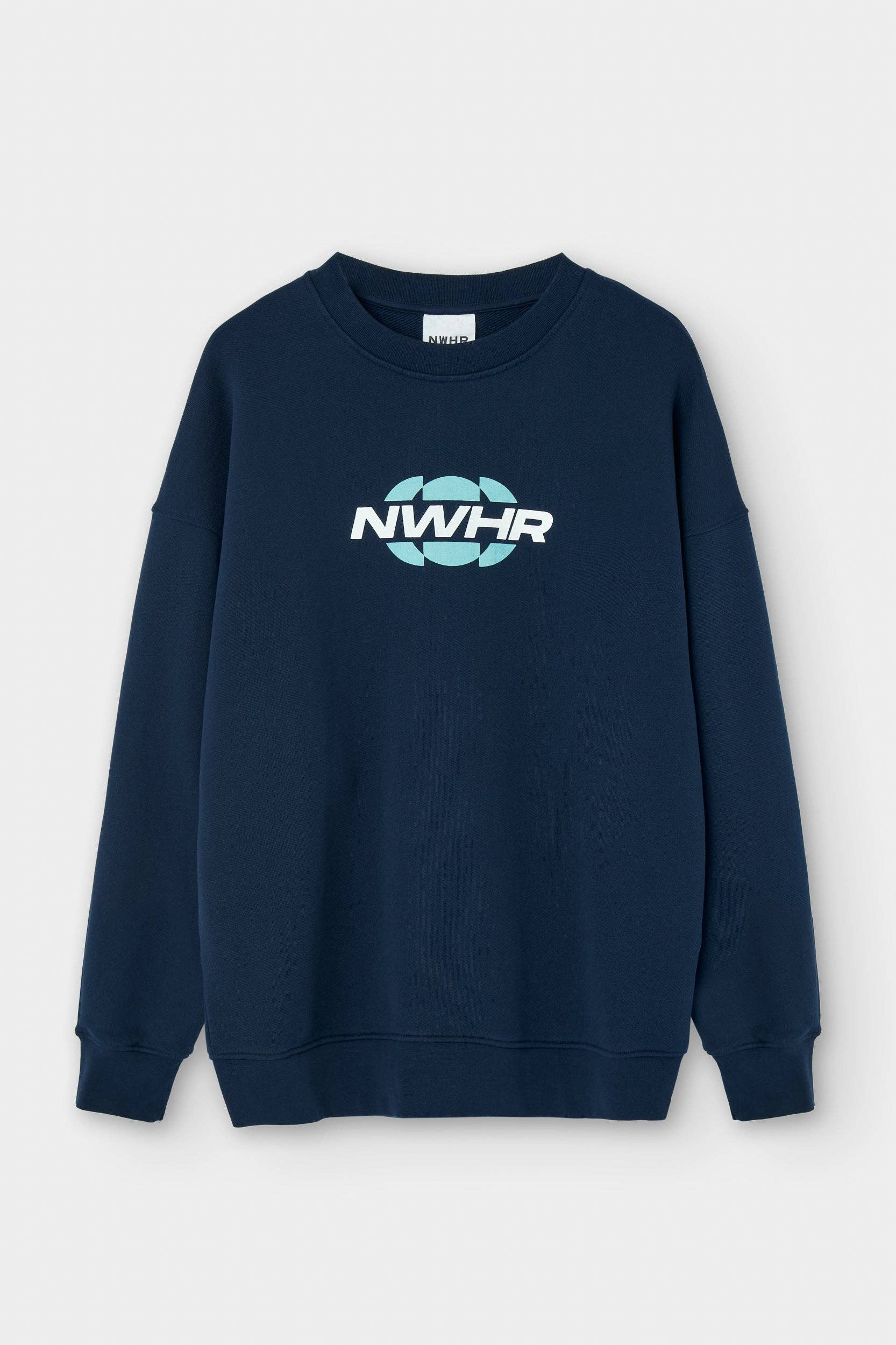 NWHR - Vendita all'ingrosso Felpa stampata - Unisex - Crewneck NWHR Worldwide biologico