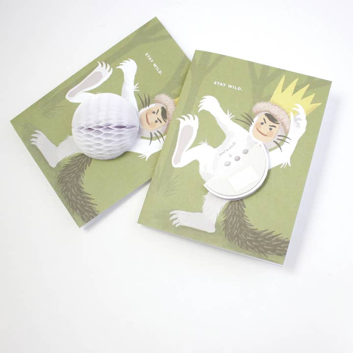 Inklings Paperie - Wholesale Birthday Card - Pop-up Card - Stay Wild - Everyday4