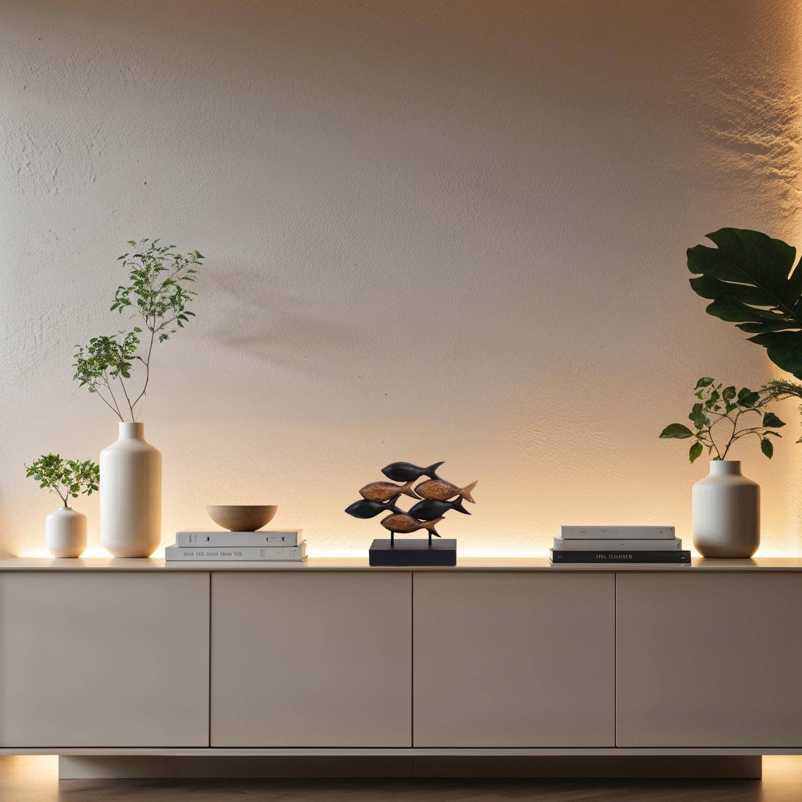 Castanho Aqua Serenity – Escultura de Peixe em Madeira Entalhada à Mão, Decoração Artística para Casa para venda a revendedores na Faire2