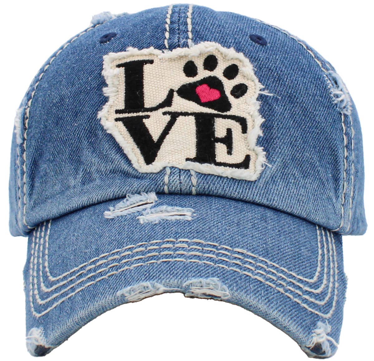 KBETHOS - Wholesale Baseball Cap - Women's - Paw Love Vintage Ballcap1