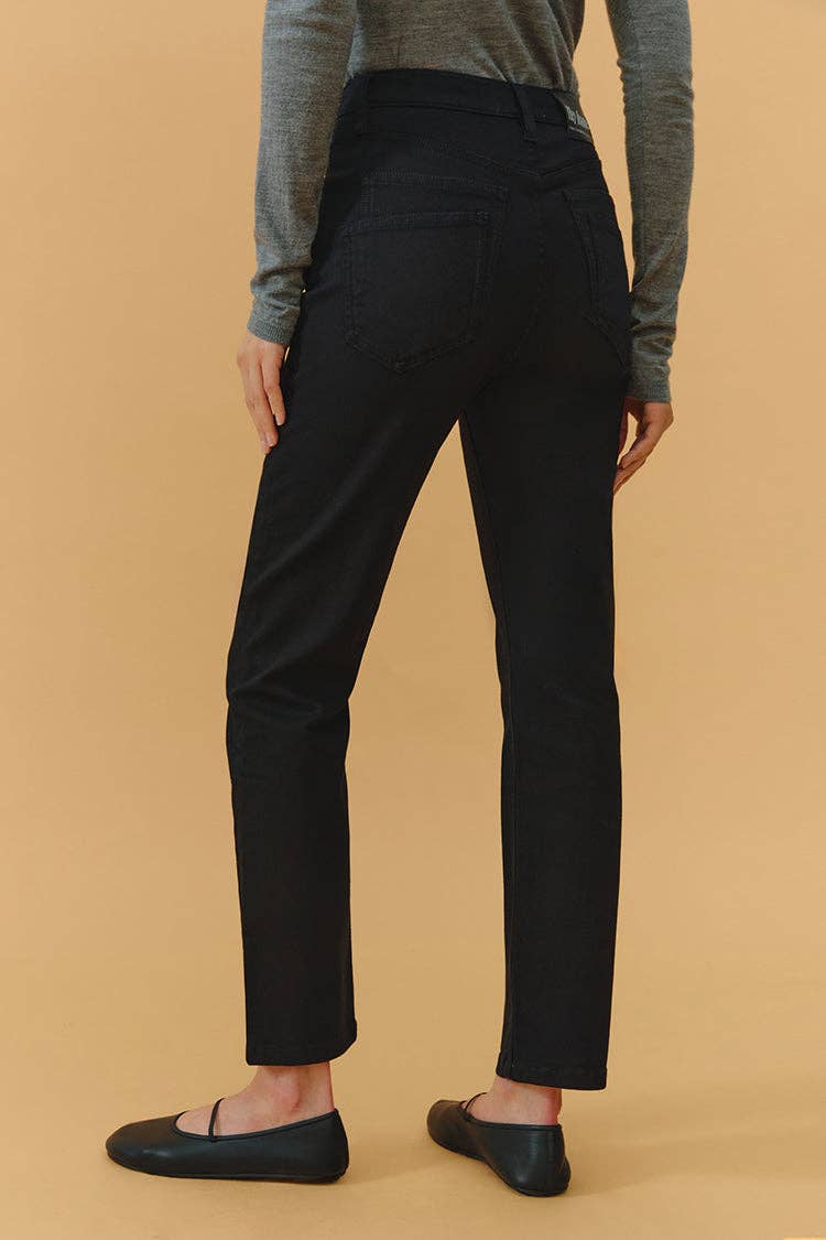 Bad Romance Two Shots High Rise Straight Crop Jeans for wholesale on Faire7