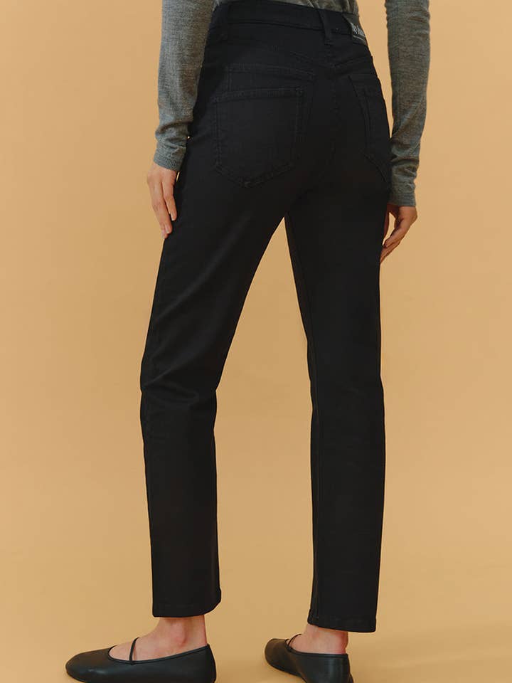 Bad Romance Two Shots High Rise Straight Crop Jeans for wholesale on Faire7