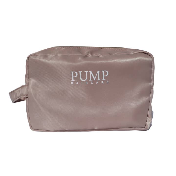Pump Cosmetic Bag Brown for wholesale by PUMP Haircare