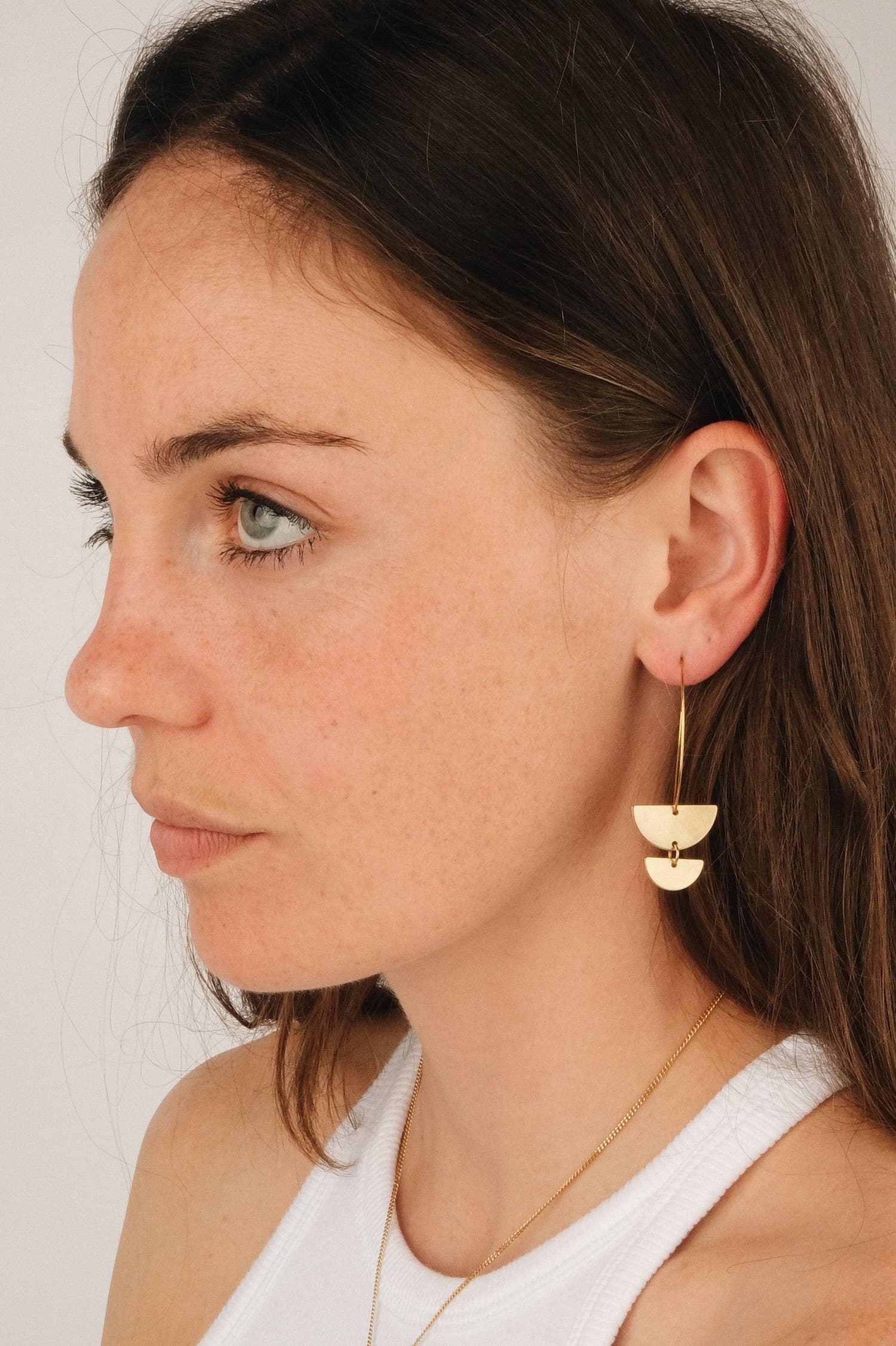 BRASSCAKE Jewelry – Großhandel Ohrhänger – NIHIL KREOLE // Gold, Messing, Schmuck, Nachhaltig, Fair2