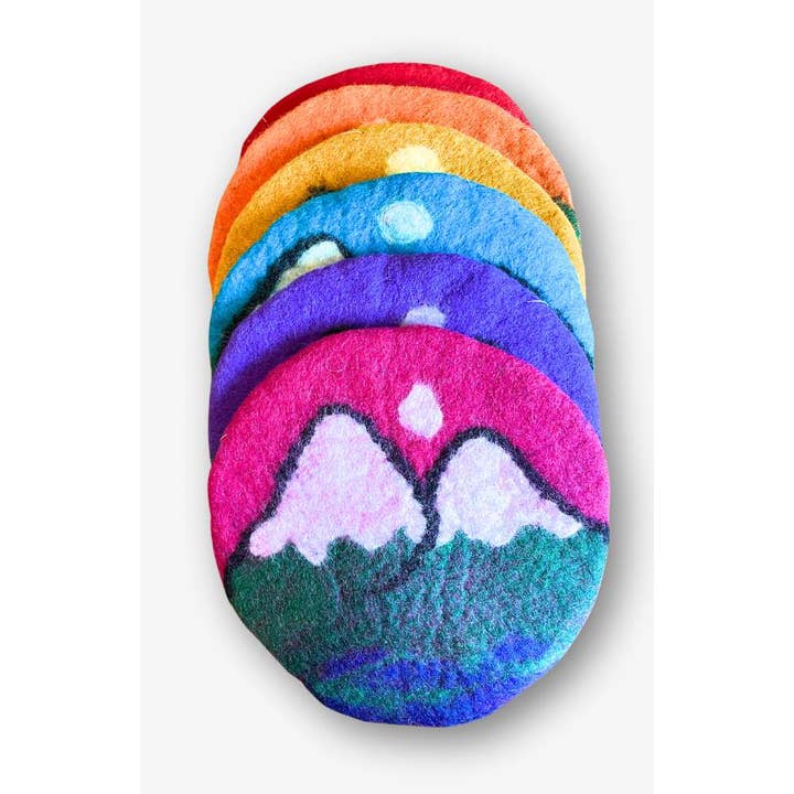 Ganesh Himal Trading - Wholesale Trivet - Felt Trivet, Mountain1