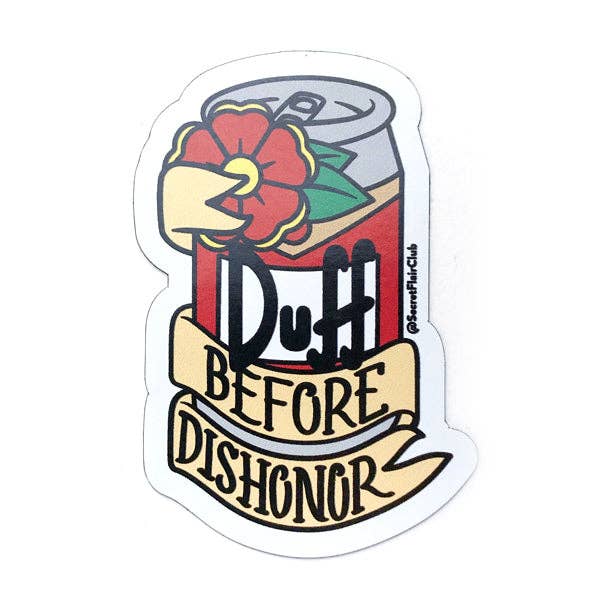 Secret Flair Club - Wholesale Magnet - Duff Before Dishonor Magnet