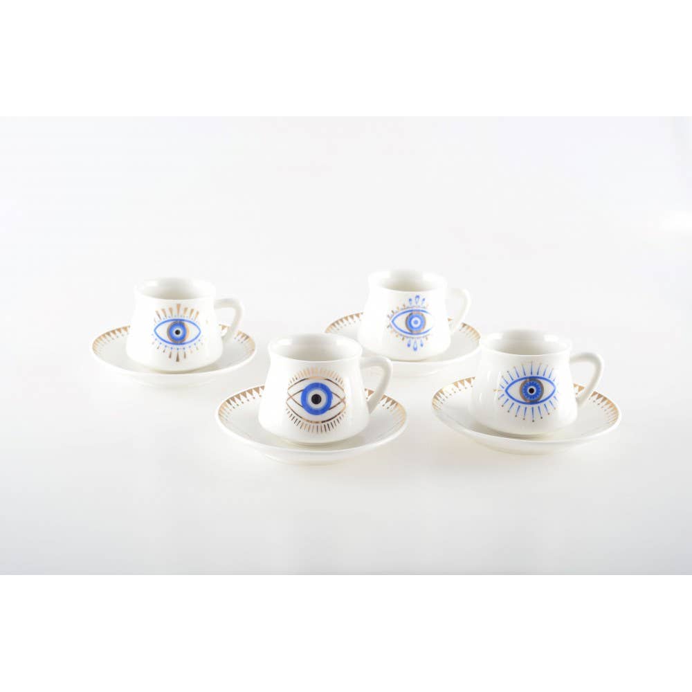 AULICA - Wholesale Coffee/Tea Cup - Lucky cups and saucers - set of 44