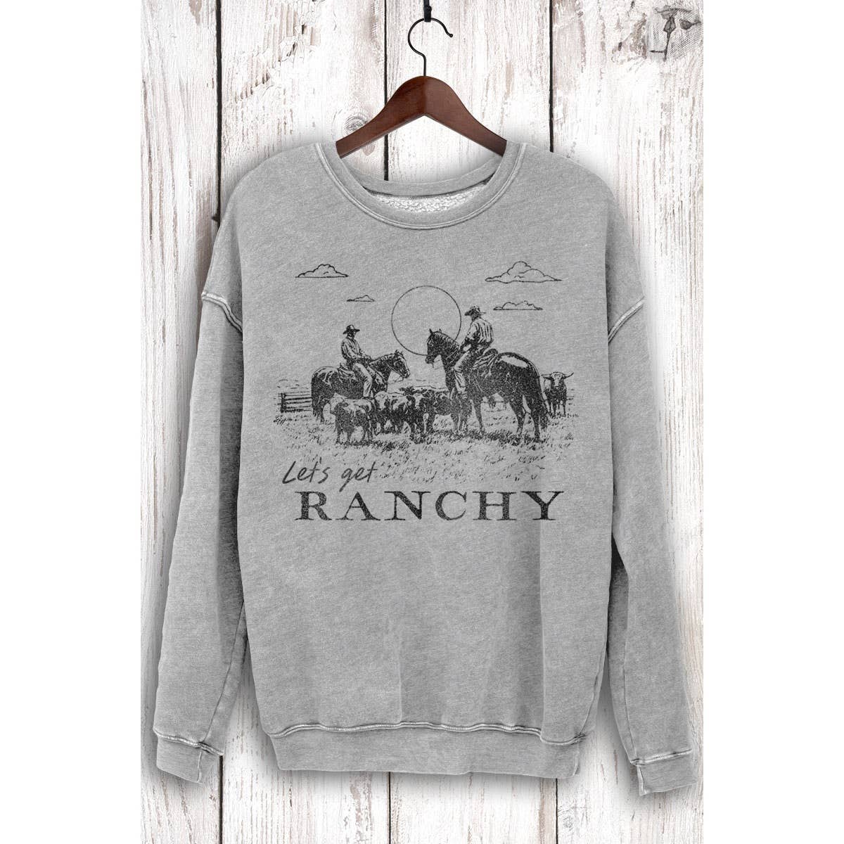 HRTandLUV - Wholesale Sweatshirt - Women's - LET'S GET RANCHY MINERAL SWEATSHIRTS4