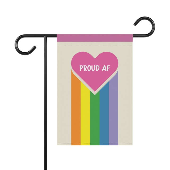 Stolzes AF Gartenbanner, LGBTQ+ Pride Dekoration für den Großhandel von My Paper Box