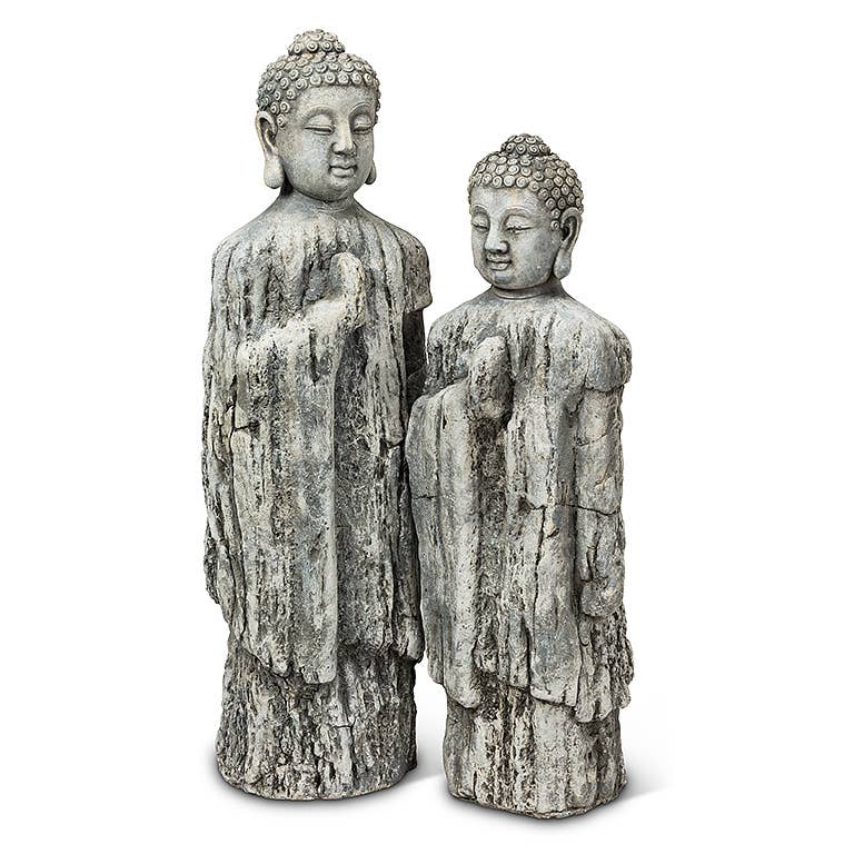 Abbott - Wholesale Sculpture - Medium Standing Buddha, 20" H, Concrete Sculpture1