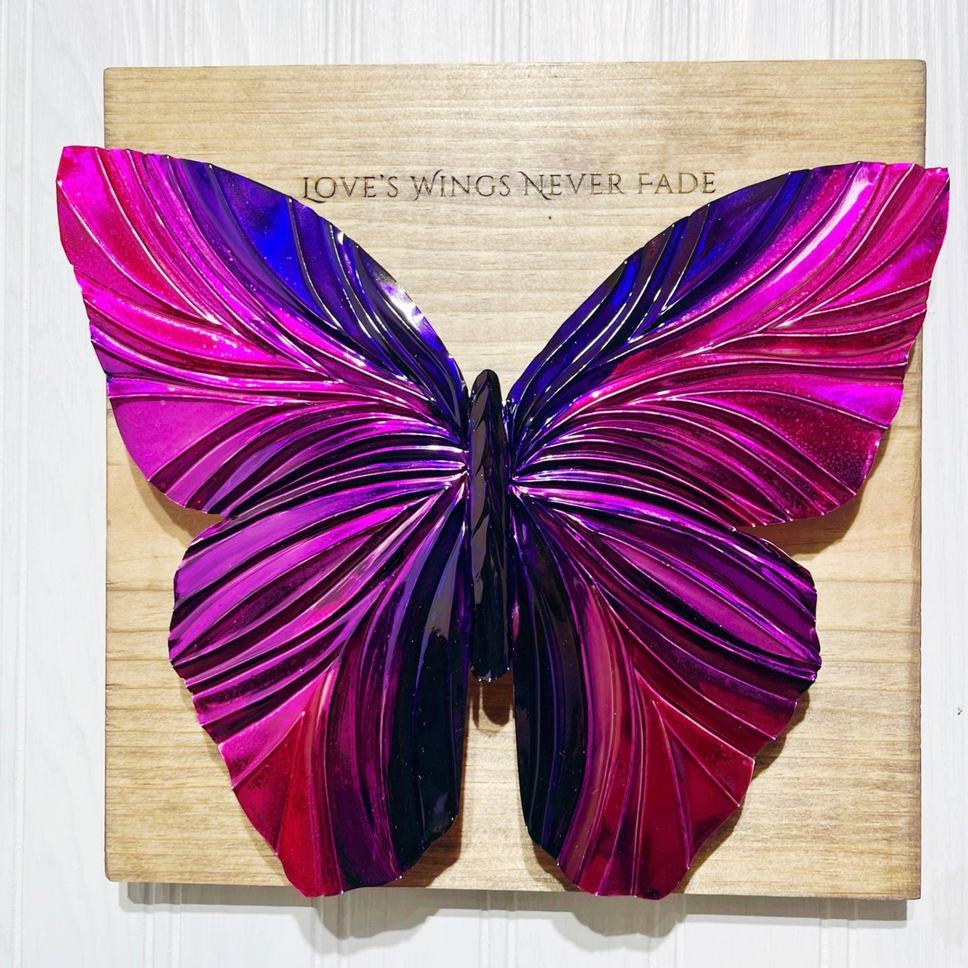 Timber Lane Studio - Wholesale Wall Accent - Mounted Copper Butterfly13