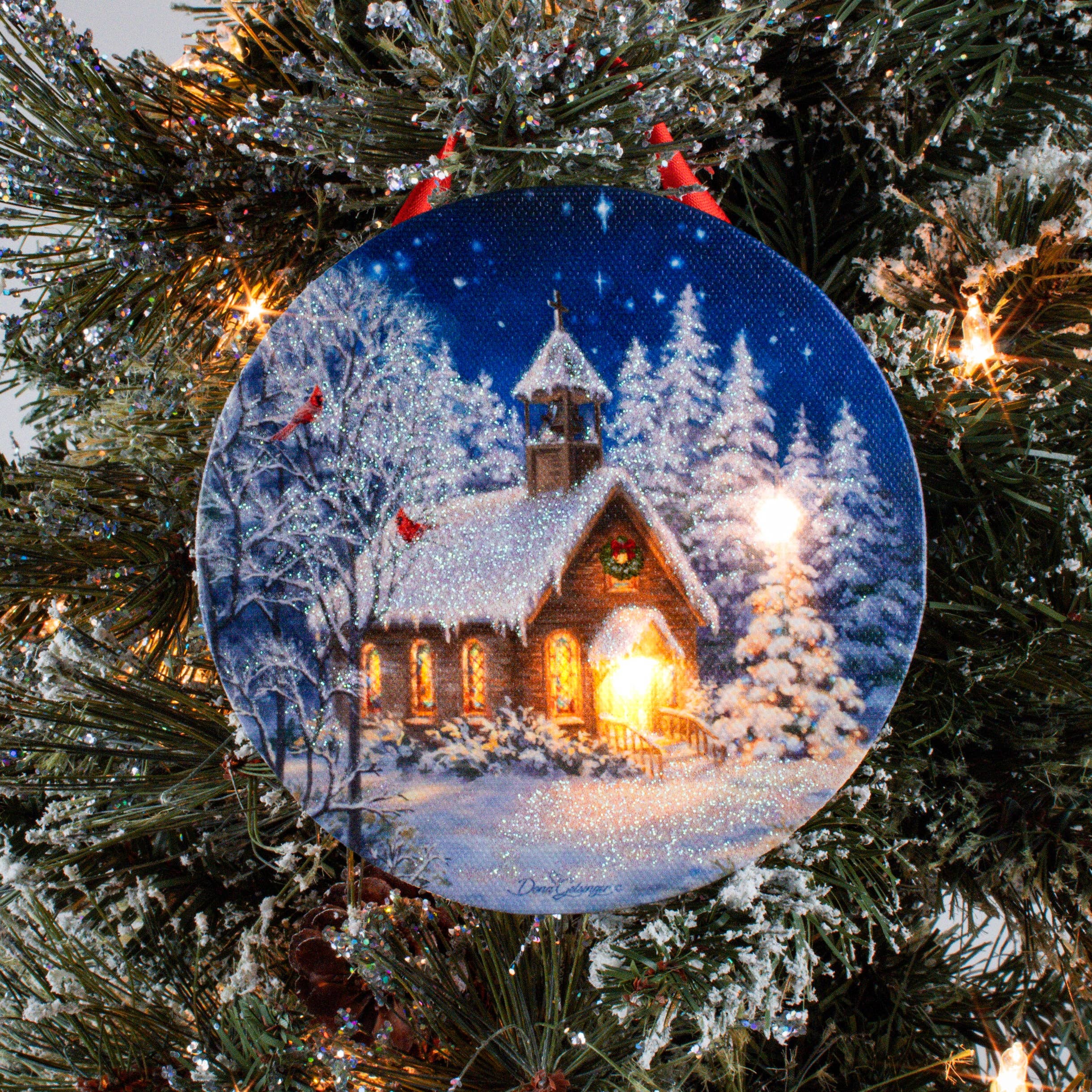 Glow Decor - Wholesale Ornament - The Chapel LED Ornament1