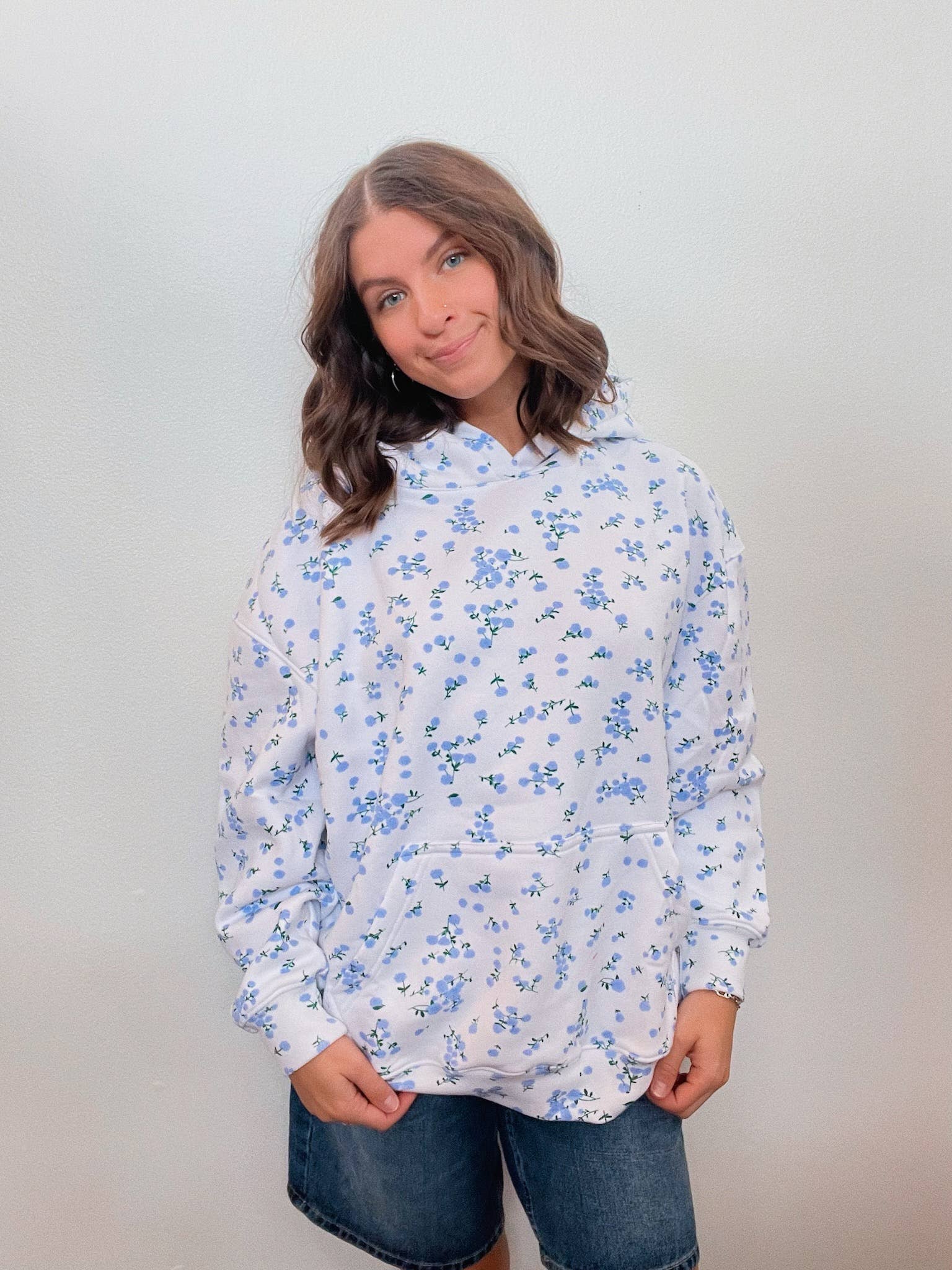 Happy Hour - Wholesale Hoodie - Women's - Floral Hoodie-Customizable(State/City) Embroidery 14