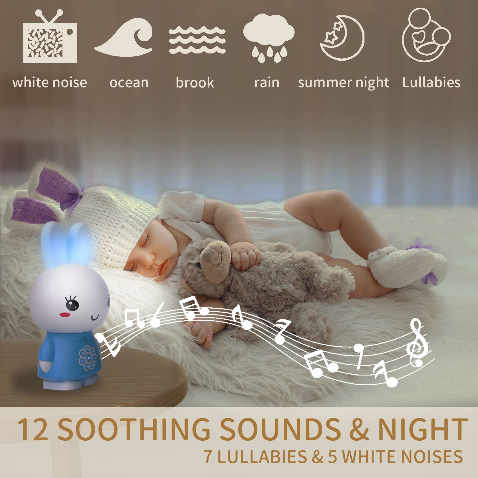 Alilo - Wholesale Electronic Toy - Kids & Baby - Honey Bunny – Nightlight Toy with Stories & Music7