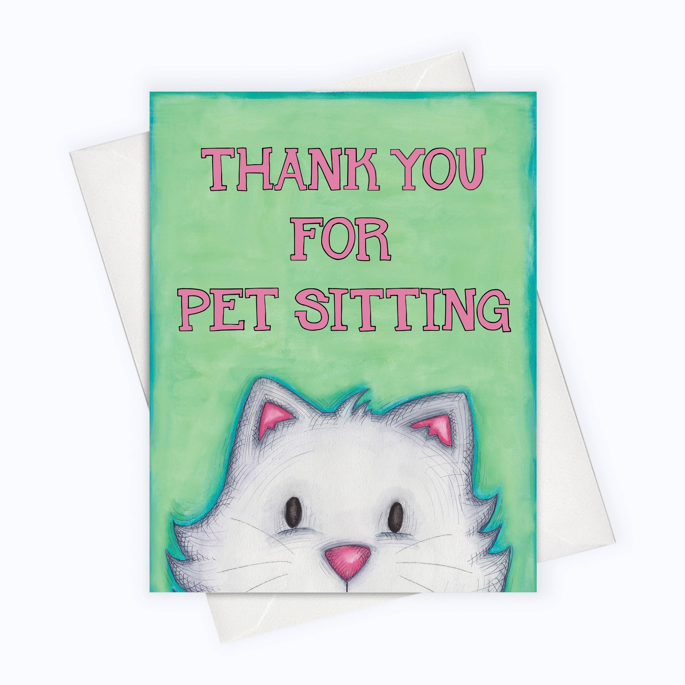 About A Cloud Stationery & Gifts - Wholesale Thank You Card - PET SITTING THANK YOU CARD | Thank You For Pet Sitting0