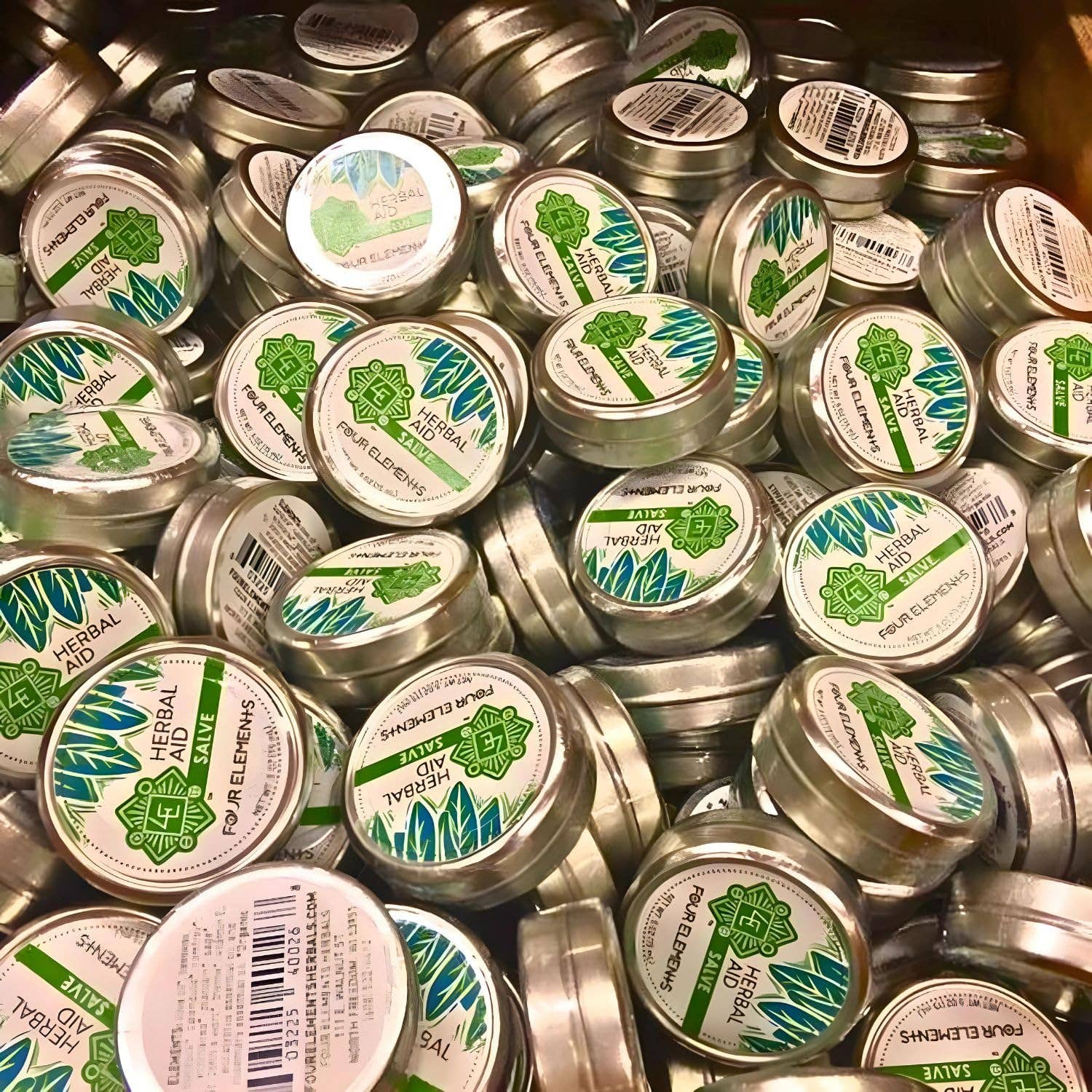 Four Elements Organic Herbals – Engroshandel Plejende salve – Urte førstehjælpssalve - .5 oz6