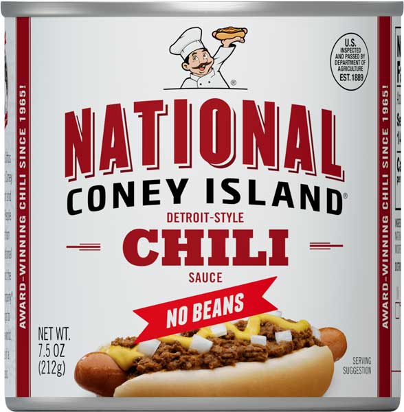 Hudson Meat Company - Wholesale Sauce - CHILI DETROIT CONEY NO BEANS     -     NATIONAL CONEY0