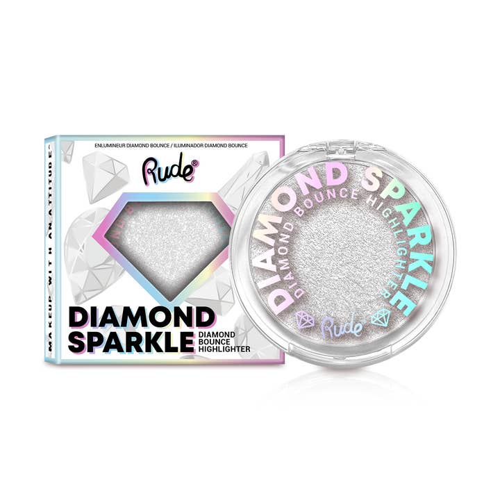 Rude Cosmetics - Wholesale Makeup highlighter - Diamond Sparkle Diamond Bounce Highlighter0