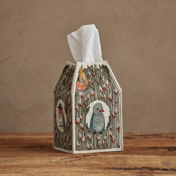 Coral & Tusk - Wholesale Tissue Box - Birdhouse Tissue Box Cover