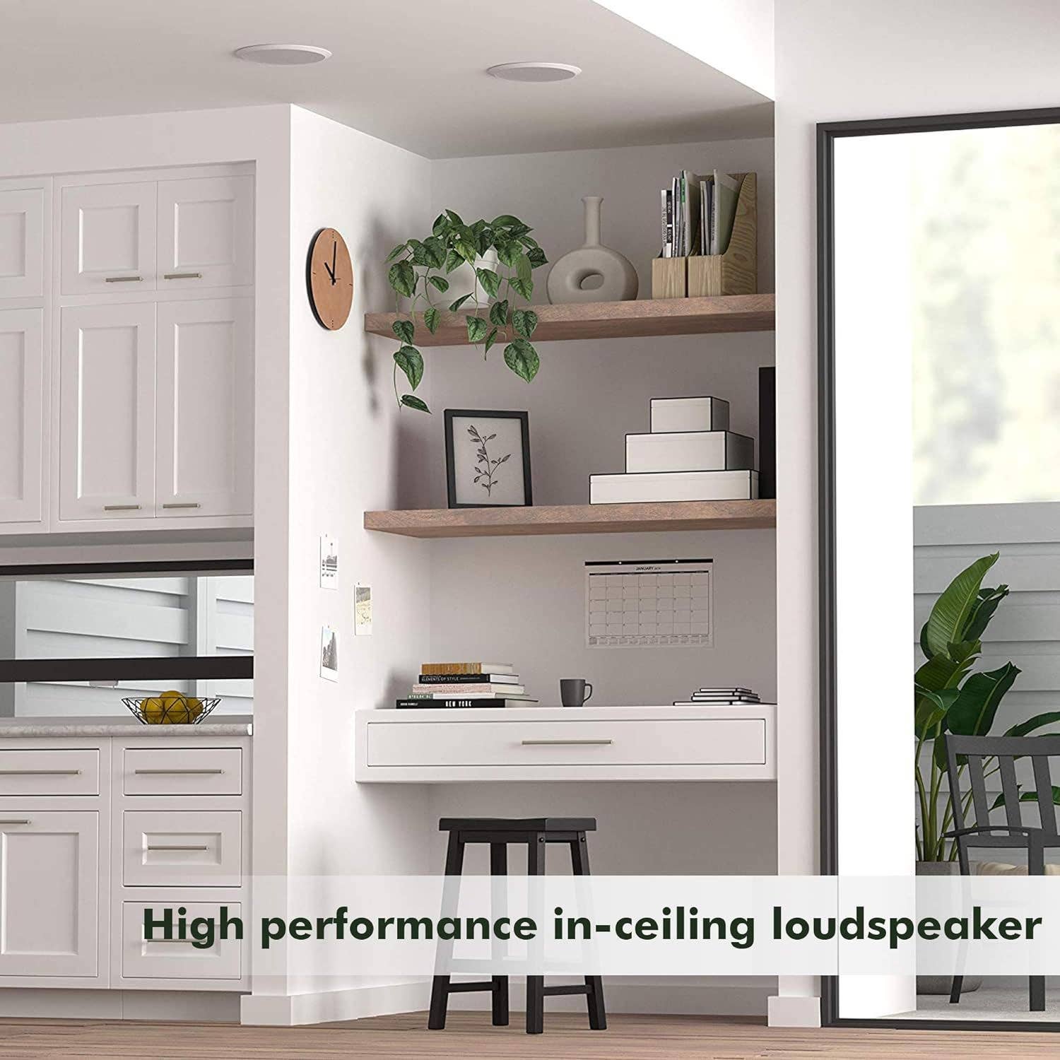 Technical Pro – Großhandel Lautsprecher – 1000-Watt Receiver mit Mikrofon und 6 Deckenlautsprechern (13,3 cm)2