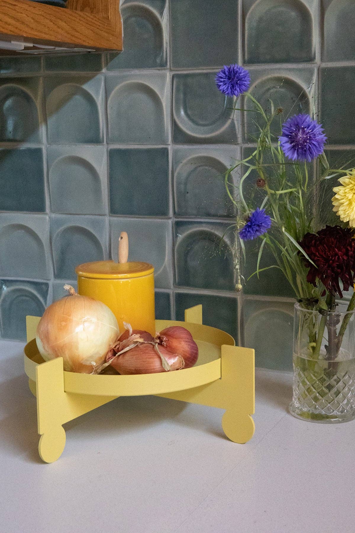 Upton - Wholesale Plant Pot Stand - BAL - Pale Yellow | Plant Stand3