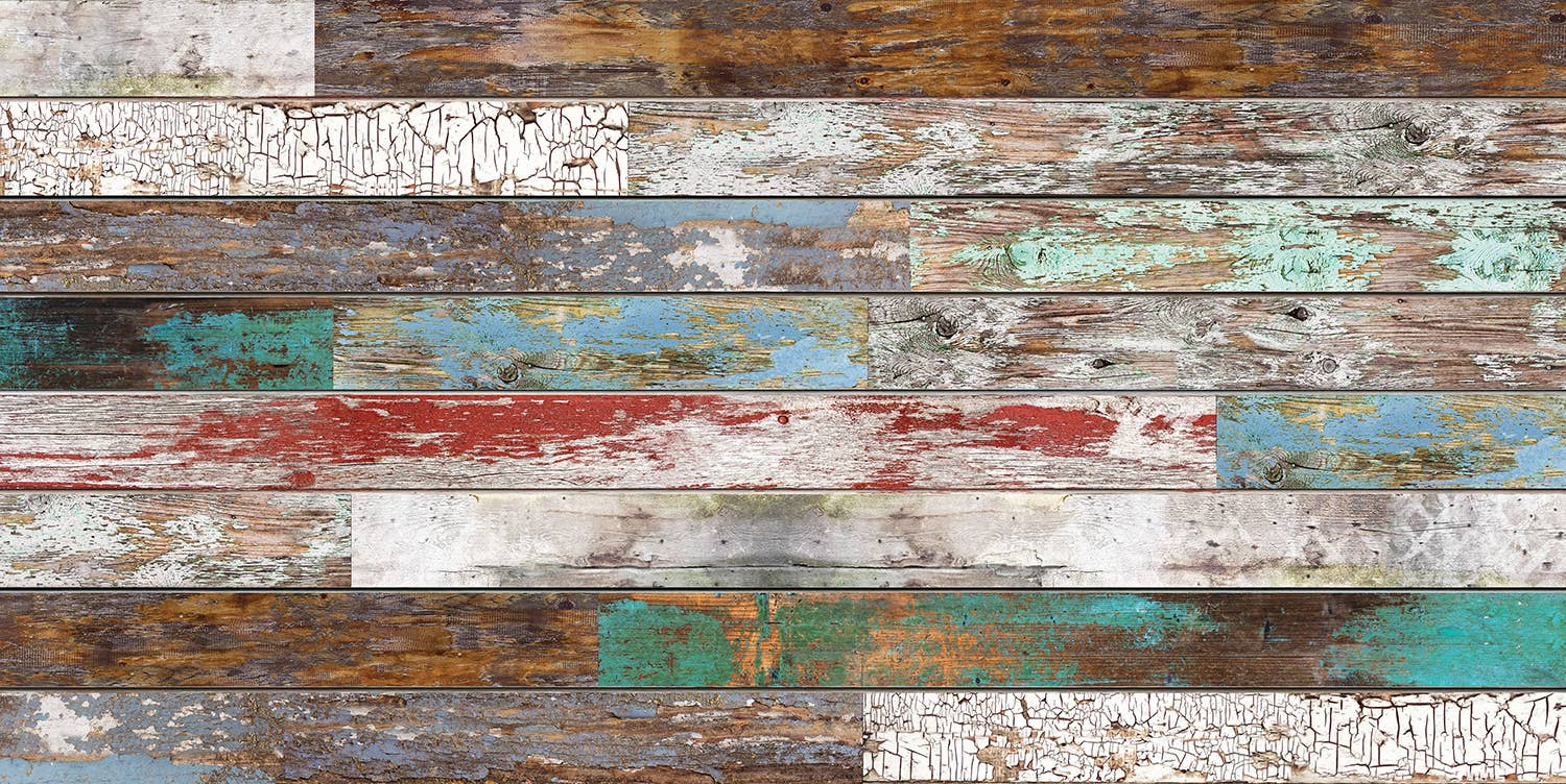 Ninth & Vine - Wholesale Decorative Panel - Slatwall - Old Paint (Set of two 24" H X 48" L Panels)4