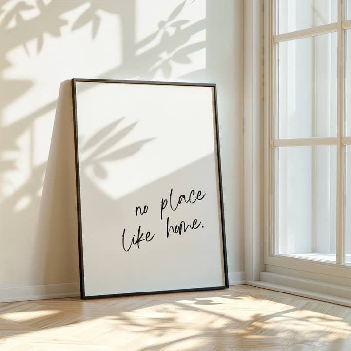 Ingen plats som hemma affisch för wholesale av My Hygge Shop