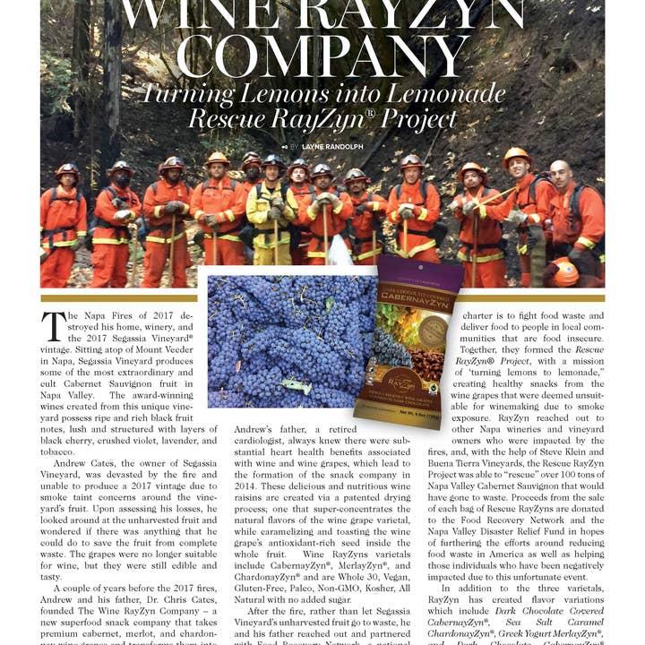 The Wine RayZyn Co. - Wholesale Chocolate Covered Sweets - Premium & Gourmet Dark Chocolate Cabernet Wine Raisins®3