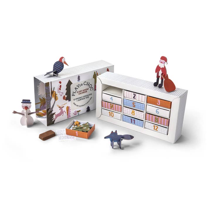 PLAYin CHOC - Wholesale Advent Calendar - 12 DAY CHRISTMAS ADVENT CALENDAR